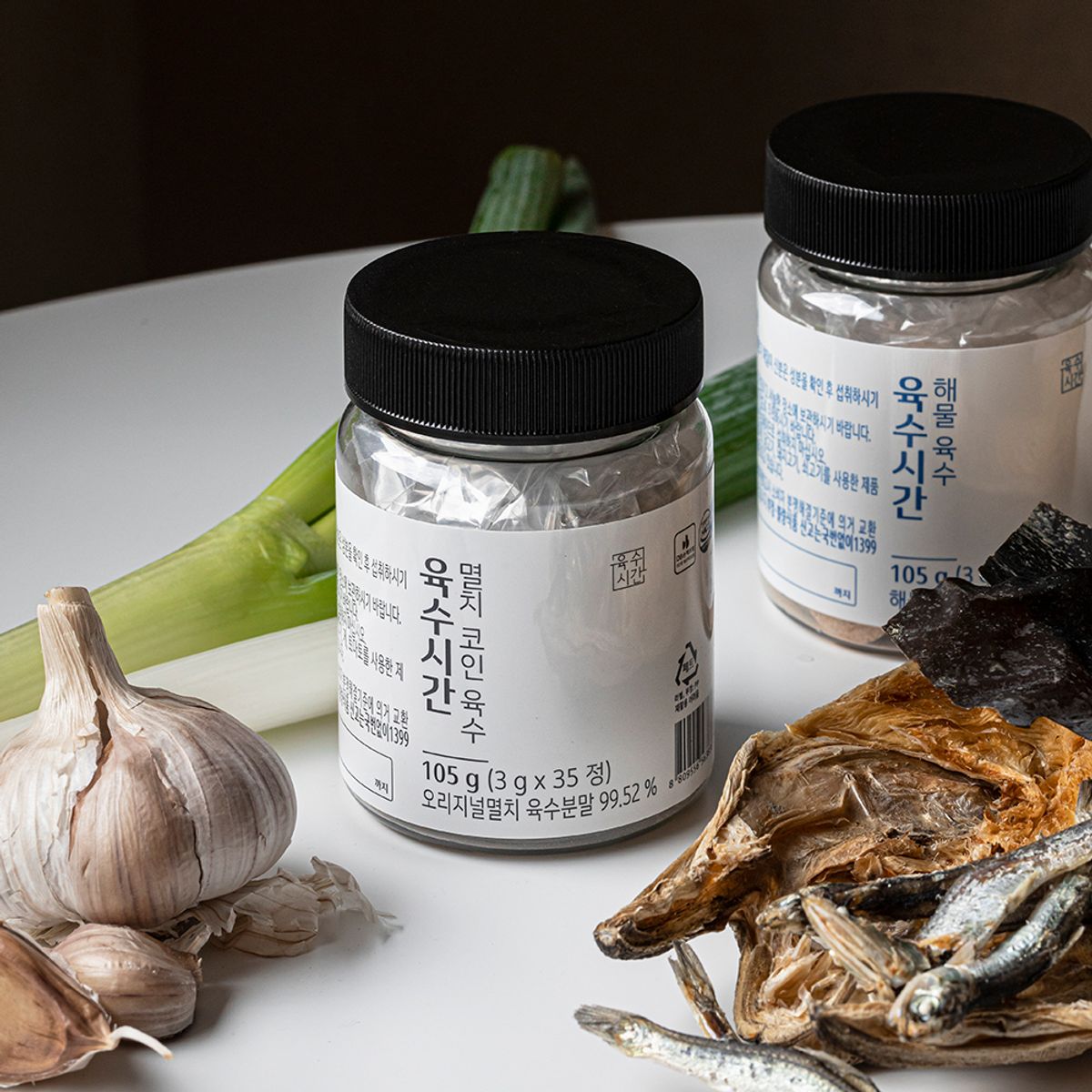 팔도감 - 한 알로 요리 준비 끝 한 알 육수 2종(해물/멸치)105g(35알)