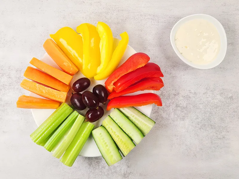 당근과 셀러리 스틱